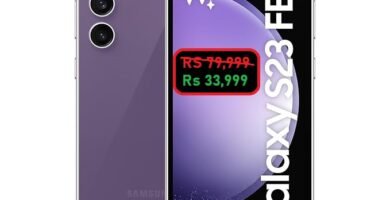 Get SAMSUNG Galaxy S23 FE (Purple, 128 GB) Worth Rs 79999 For Rs 33999 (58% Discount)