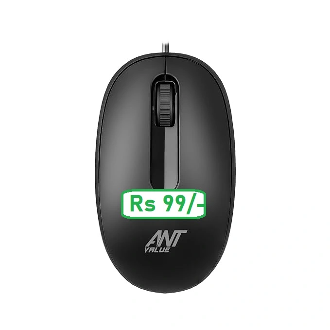 Rs 99 For Ant Value OM120 Wired Optical Mouse (80% Discount)