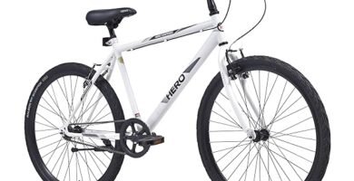 Hero Sprint Men's Frame Santiago 26T SS Hybrid Bike (White, 18 Inches, SSAN26WHWH01HM) worth Rs 8585 for Rs2508, 71% Discount