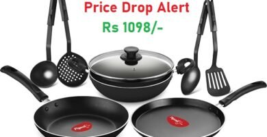 Pigeon Nonstick Aluminium Cookware Gift Set for Rs 1098. Hurry now! (60% Discount)