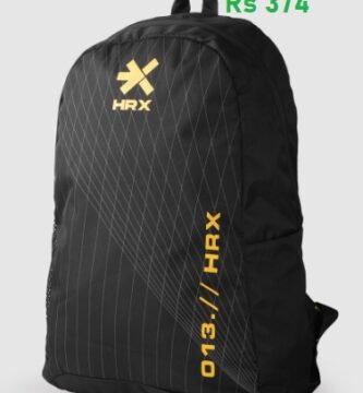 Flat 75% OFF on Hrx By Hrithik Roshan Backpacks @ Rs.374