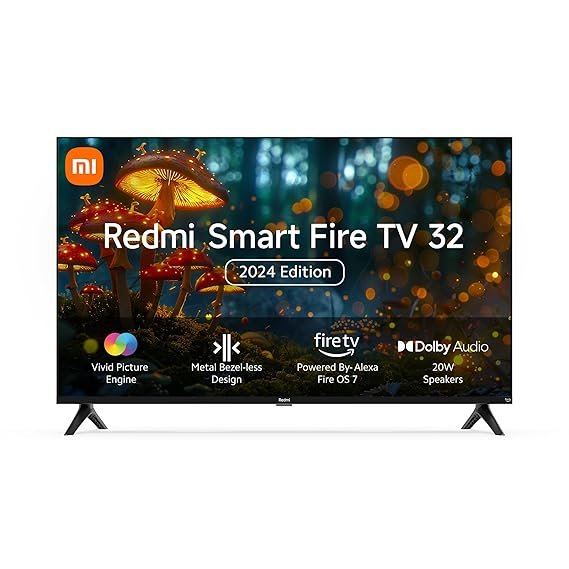 Redmi 32" HD Ready Smart LED Fire TV At Rs.10499 (Worth Rs24999, 55% Discount)