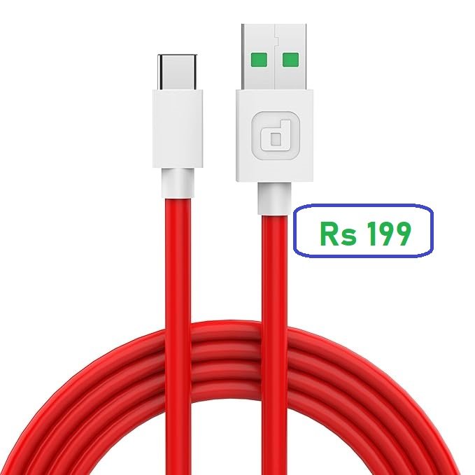 Fast Charging Type C Cable 3.5 A 1 m for Rs199 (80% Discount)