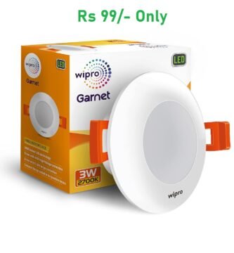 Wipro LED Downlight Rs 99 ONLY (Worth Rs270, 63% Discount)