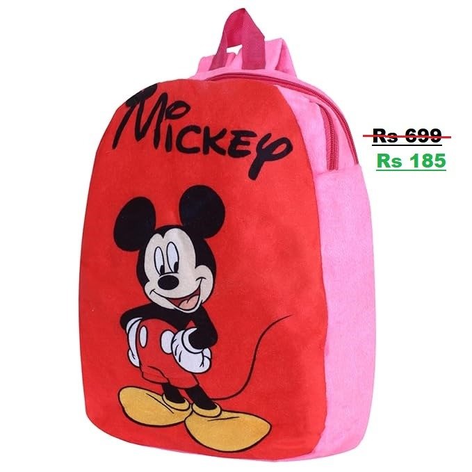 Disney Mickey Plush Backpack at just Rs 185 @amazon