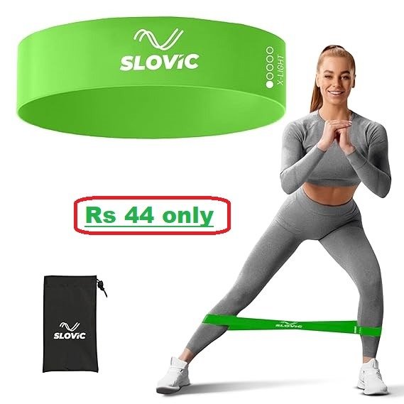 SLOVIC Resistance Loop Bands now for Rs 44 (78% Discount) Hurry Now!