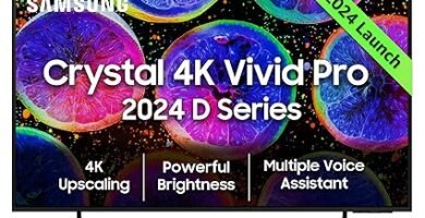 Samsung 108 cm (43 inches) D Series Crystal 4K Vivid Pro Ultra HD Smart LED at just Rs 28990 (42% Discount) @Amazon