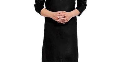 Men's Cotton Black Kurta at just Rs 269 (85% Discount) @Amazon