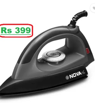 Nova Plus Dry Iron at Just Rs 399 (60% Discount) @Flipkart