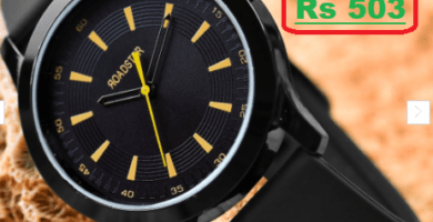 Roadster Men Water-Resistant Analogue Watch at just Rs 503 (82% Discount) @Myntra