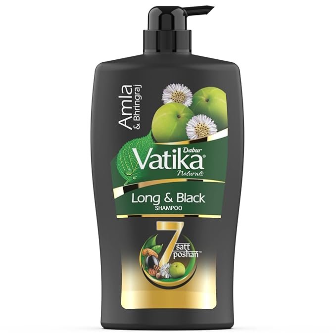 Dabur Vatika Long & Black Shampoo - 1L at just Rs 229 (60% Discount) @Amazon