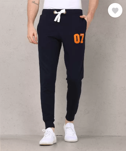 Men Dark Blue Track Pants at just Rs 399 (71% Discount) @Flipkart